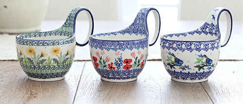 Dandelion Soup Mug Polish Pottery