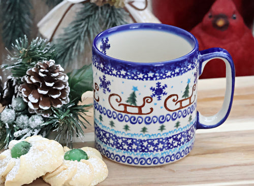 Noel Nights Coffee Mug Polish Pottery
