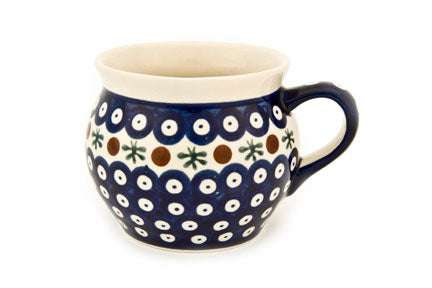 Nature Bell Shaped Mug Polish Pottery