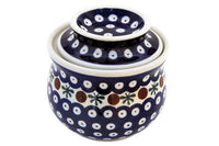 Nature French Butter Dish Polish Pottery