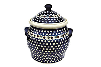 Nature Cookie Jar Polish Pottery