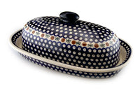 Nature Bread Container Polish Pottery