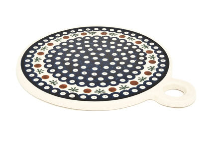 Nature Round Cutting Board Polish Pottery