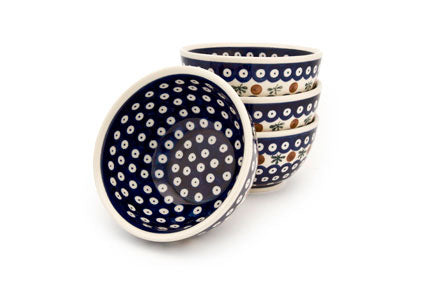 Nature 4 Piece Dessert Bowl Set Polish Pottery