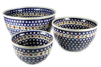 Nature Mixing Bowl Set Polish Pottery