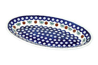 Nature Small Oval Platter Polish Pottery