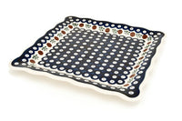 Nature Square Lunch Plate Polish Pottery