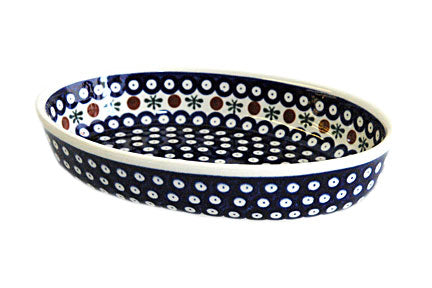 Nature Small Oval Baker Polish Pottery