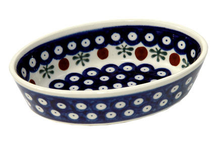 Nature Extra Small Oval Baker Polish Pottery