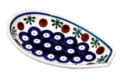 Nature Small Spoon Rest Polish Pottery