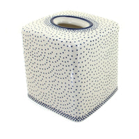 Polish Pottery Small Dots Tissue Box