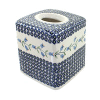 Polish Pottery Tulip Tissue Box