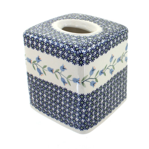 Polish Pottery Tulip Tissue Box