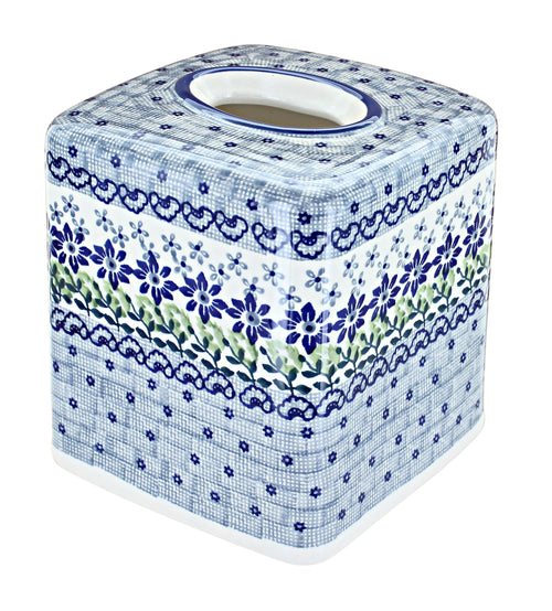 Polish Pottery Hallsey Tissue Box