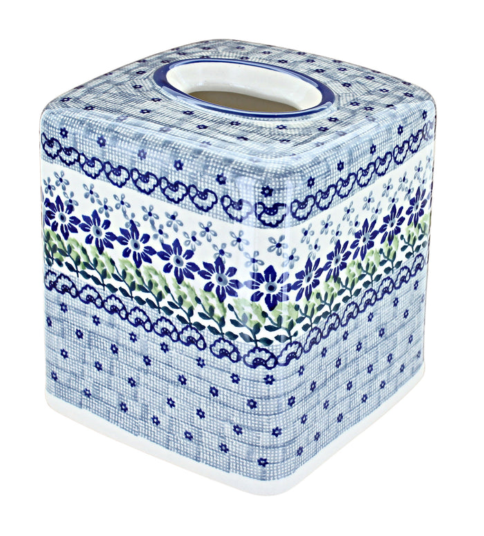 Polish Pottery Hallsey Tissue Box