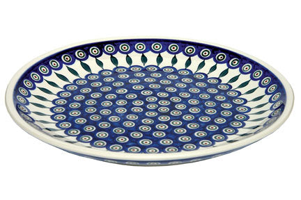 Peacock Dinner Plate Polish Pottery