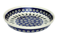 Peacock Pie Plate Polish Pottery