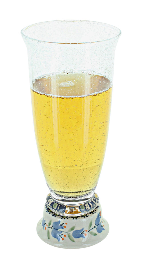 Polish Pottery Tulip Beer Glass