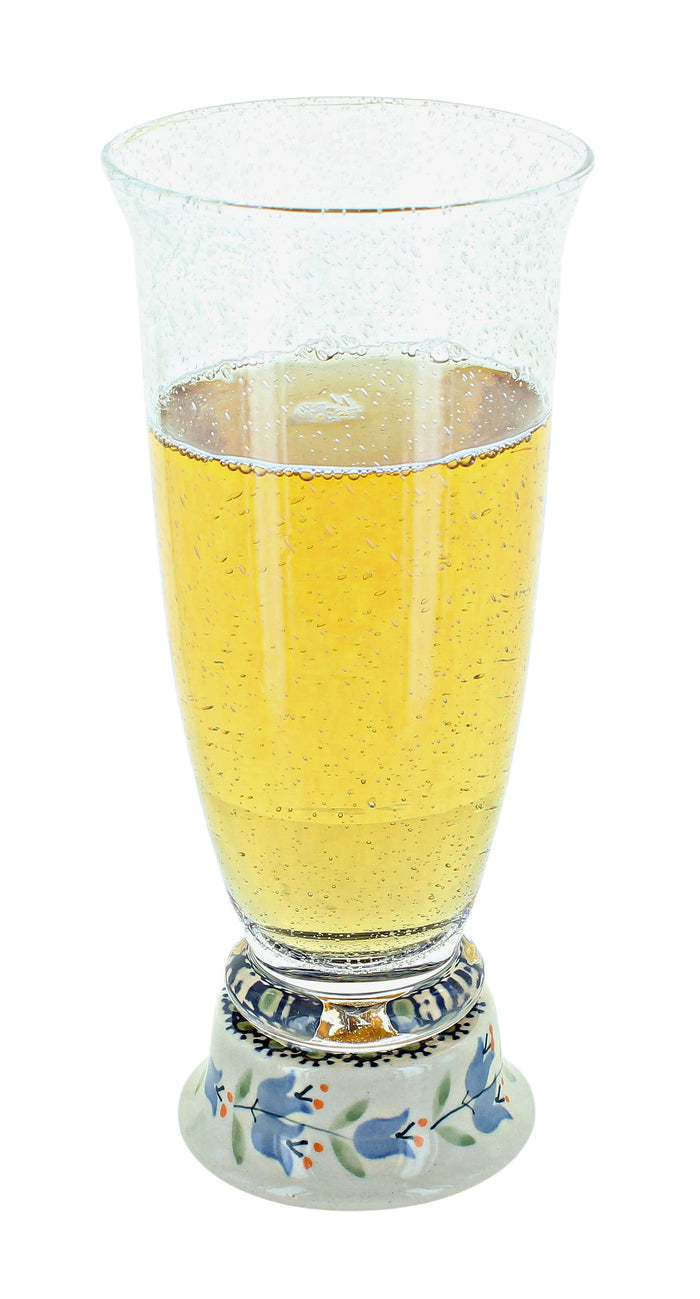 Polish Pottery Tulip Beer Glass