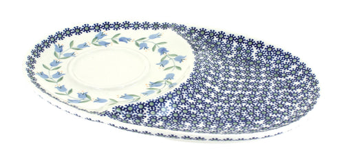 Polish Pottery Tulip Breakfast Plate