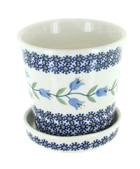 Polish Pottery Tulip Flower Pot