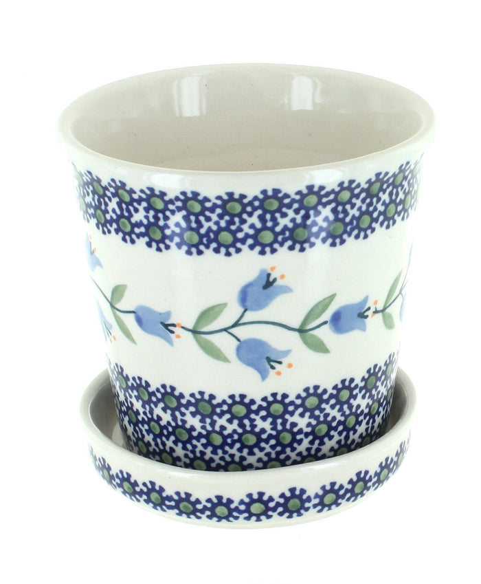 Polish Pottery Tulip Flower Pot