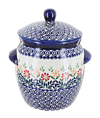 Polish Pottery Garden Bouquet Small Container
