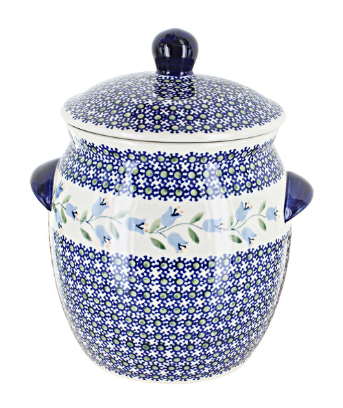 Polish Pottery Tulip Medium Canister