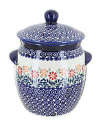 Polish Pottery Garden Bouquet Medium Container