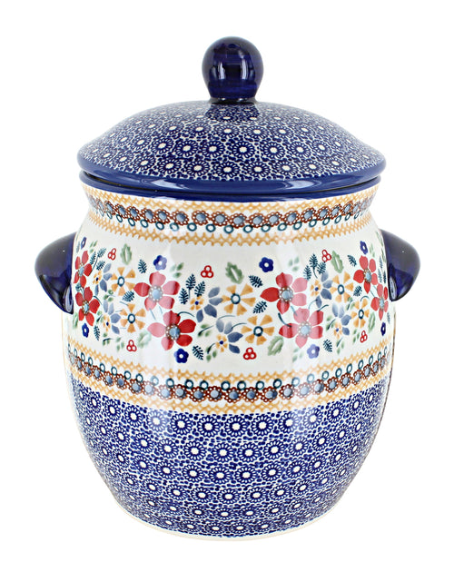 Polish Pottery Garden Bouquet Large Container