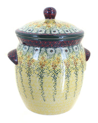 Polish Pottery Sunshine Grotto Cookie Jar