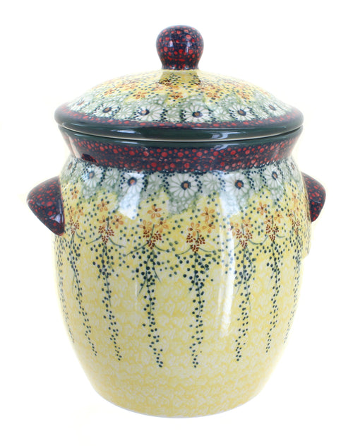 Polish Pottery Sunshine Grotto Cookie Jar