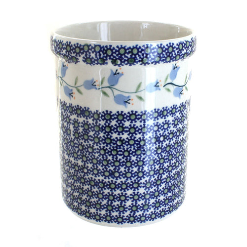 Polish Pottery Tulip Utensil Jar