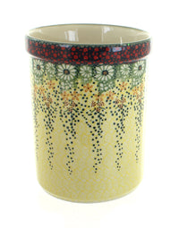 Polish Pottery Sunshine Grotto Utensil Jar