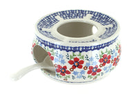 Polish Pottery Red Poppy Teapot Warmer