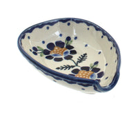 Polish Pottery Sunflower Small Spoon Rest