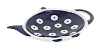 Polish Pottery Dots Teabag Holder