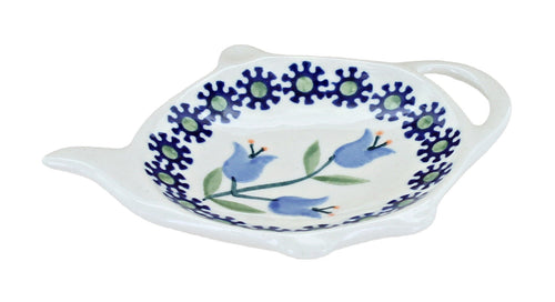 Polish Pottery Tulip Teabag Holder