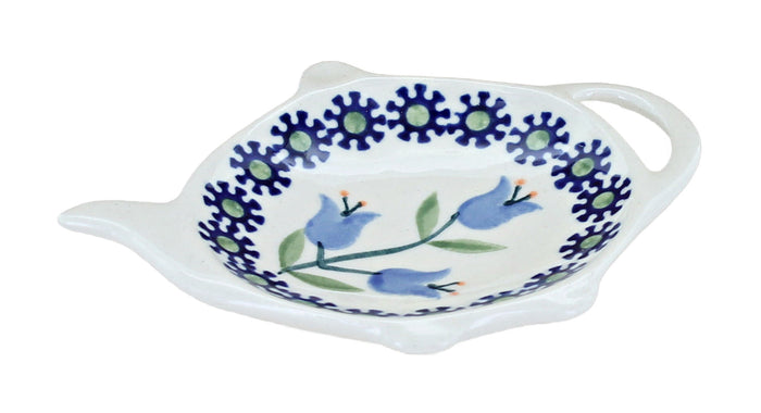 Polish Pottery Tulip Teabag Holder