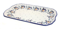 Polish Pottery Sunflower Medium Serving Tray