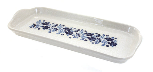 Polish Pottery Christiana Bread Tray with Handles