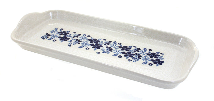Polish Pottery Christiana Bread Tray with Handles