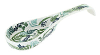 Polish Pottery Woodland Fern Large Spoon Rest