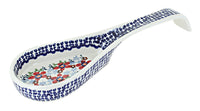 Polish Pottery Red Poppy Large Spoon Rest