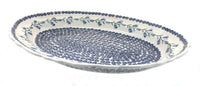 Polish Pottery Tulip Large Oval Serving Platter