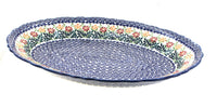 Polish Pottery Garden Bouquet Large Oval Serving Platter