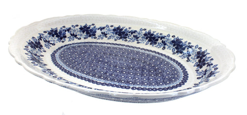 Polish Pottery Elizabeth Large Oval Serving Platter