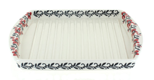 Polish Pottery Scarlett Ivy Bacon Cooker