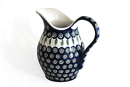 Peacock Pitcher Polish Pottery