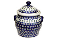 Peacock Cookie Jar Polish Pottery